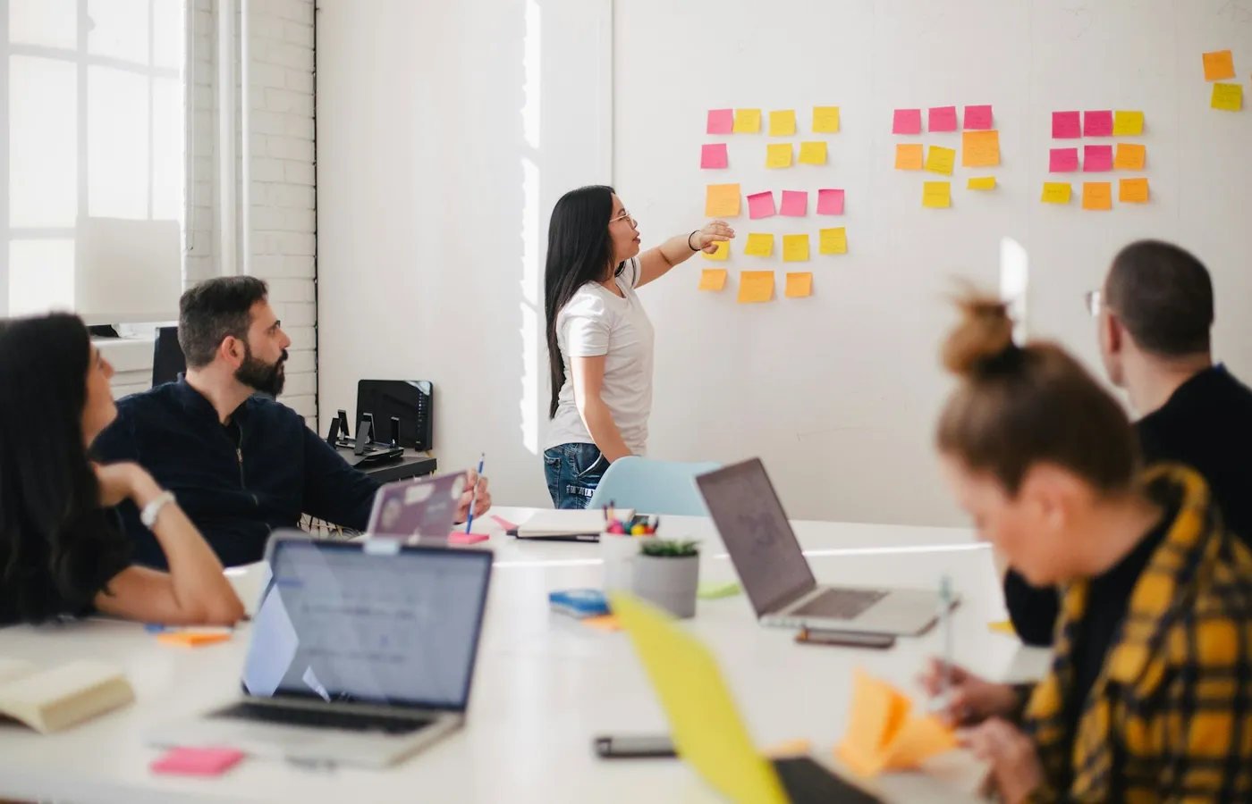 Planning session for a product launch